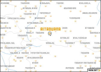 map of Aït Aouana