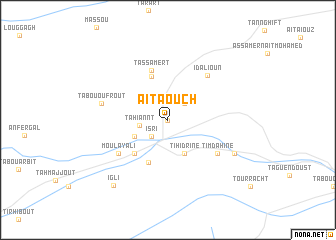 map of Aït Aouch