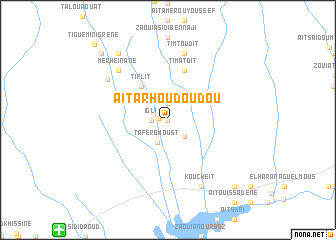 map of Aït Arhoudoudou