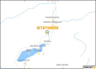 map of Aït Athmane