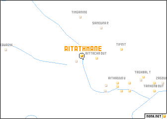 map of Aït Athmane