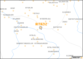 map of Aït Aziz