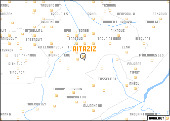 map of Aït Aziz