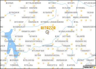 map of Aït Azza