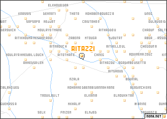 map of Aït Azzi