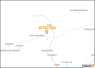 map of Aït Azzou