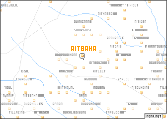 map of Aït Baha