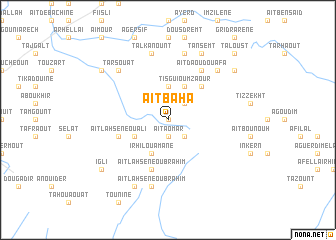 map of Aït Baha