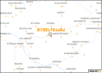 map of Aït Bel Fejjaj