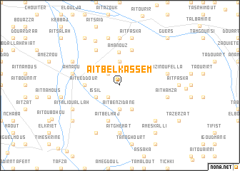 map of Aït Belkassem