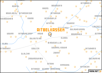 map of Aït Belkassem