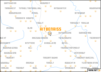 map of Aït Ben Aïss