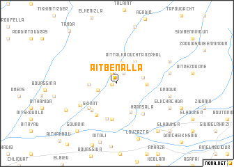 map of Aït Ben Alla