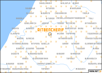 map of Aït Ben Cherif