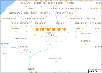 map of Aït Ben Noumene