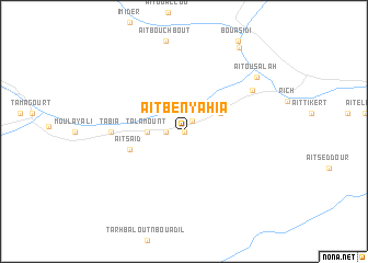 map of Aït Ben Yahia
