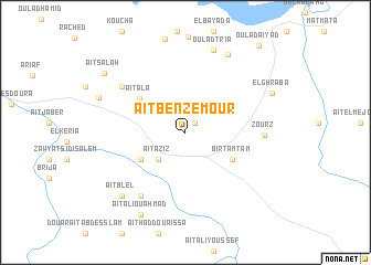 map of Aït Ben Zemour