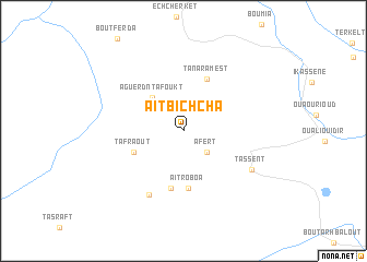 map of Aït Bichcha