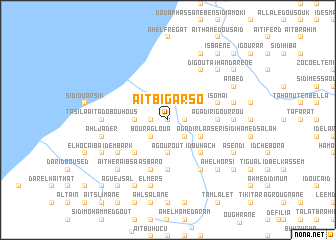 map of Aït Bigarso