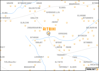 map of Aït Bihi