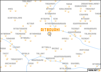 map of Aït Bouahi