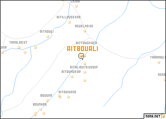 map of Aït Bou Ali