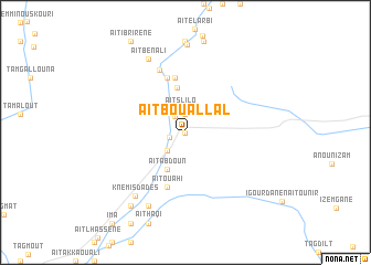 map of Aït Bou Allal