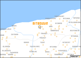 map of Aït Boûdir