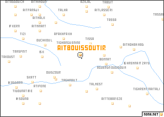 map of Aït Bou Issoutir