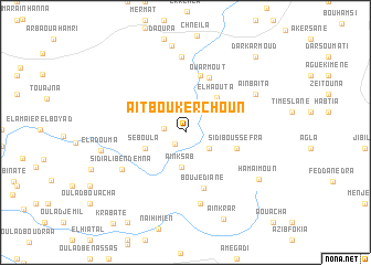 map of Aït Bou Kerchoun