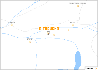 map of Aït Boukha