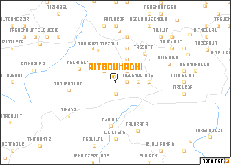 map of Aït Bou Madhi