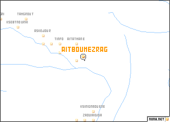 map of Aït Bou Mezrag