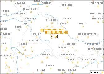 map of Aït Boumlak