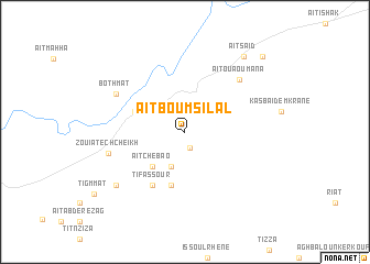 map of Aït Boumsilal