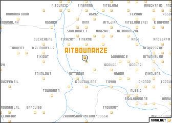 map of Aït Bou Namze