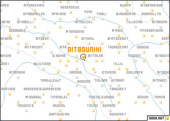 map of Aït Bou Nihi