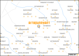 map of Aït Bou nʼ Rhart