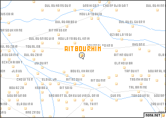 map of Aït Bourhim