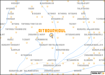 map of Aït Bourhioul