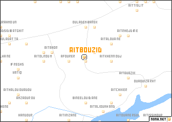 map of Aït Bou Zid