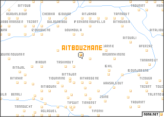 map of Aït Bouzmane