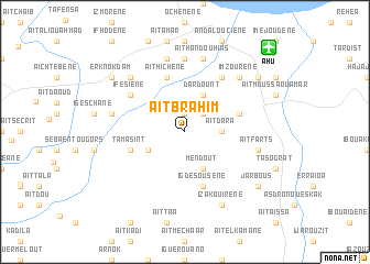 map of Aït Brahim