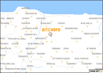 map of Aït Chafa