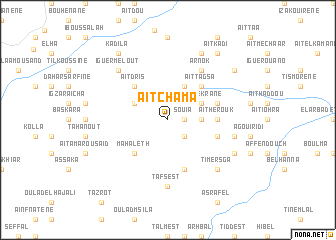 map of Aït Chama