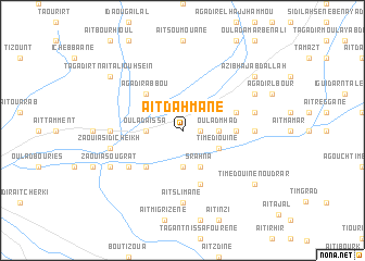 map of Aït Dahmane