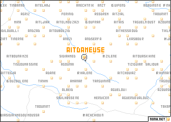 map of Aït Dameuse