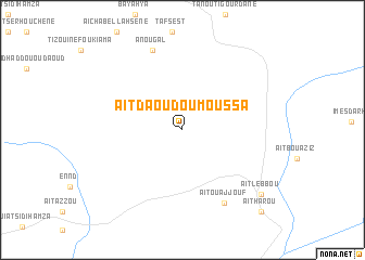 map of Aït Daoud Ou Moussa