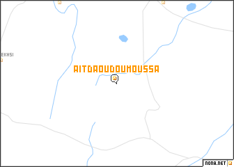 map of Aït Daoud Ou Moussa
