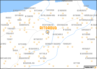 map of Aït Daoud